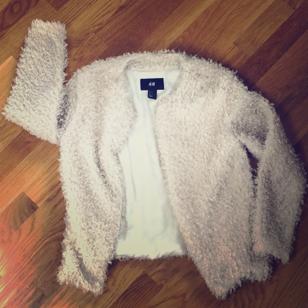 H&M Fuzzy Cardigan